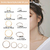 Craftdady 64Pcs 8 Styles 304 Stainless Steel Linking Ring STAS-CD0001-19-3