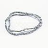 Electroplate Glass Beads Strands EGLA-J144-HP-C06-2