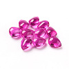 Electroplate Transparent Glass Beads EGLA-L026-M-2