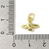 Brass Micro Pave Colorful Cubic Zirconia Charms KK-M283-26C-02-3