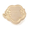 Geometric Flower Frame Brass Stamp Heads AJEW-H149-01G-05-2