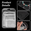 Nbeads 250Pcs 5 Styles Transparent Plastic Zip Lock Bags OPP-NB0001-03-5