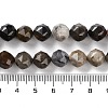 Natural Petrified Wood Beads Strands G-NH0021-A12-02-5