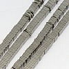 Electroplate Non-magnetic Synthetic Hematite Heishi Beads Strands G-J171A-2x2mm-02-1