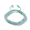 Adjustable Natural Green Aventurine Braided Bead Bracelets BJEW-F369-A11-1