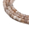 Natural Peach Moonstone Beads Strands G-B093-C01-01-3