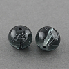 Drawbench Transparent Glass Beads Strands GLAD-Q012-8mm-14-1