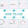 DIY Greek Alphabet Bead Stretch Bracelets Making Kits DIY-CA0001-26-4