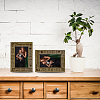 Natural Wood 2nd Anniversary Photo Frames AJEW-WH0292-033-5