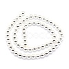 Electroplate Non-magnetic Synthetic Hematite Beads Strands G-L485-01F-S-3