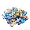 Printed Picture Glass Cabochons GGLA-YW0001-01A-4