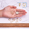 Eco-Friendly Brass Earring Hoops Findings KK-TA0007-40-12