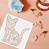 Large Plastic Reusable Drawing Painting Stencils Templates DIY-WH0172-694-3