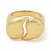 Rack Plating Brass Cuff Finger Rings for Women RJEW-C114-13B-G-2