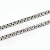 304 Stainless Steel Box Chains CHS-L001-29-2.5mm-1