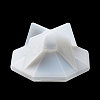 Faceted Octagon DIY Silicone Candle Cup Molds DIY-P078-07-8