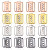 SUPERFINDINGS 16Pcs 4 Colors Zinc Alloy Rhinestone Bikini Clips FIND-FH0007-23-1