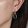 925 Sterling Silver Dangle Hoop Earrings for Women EJEW-F317-29GP-4