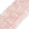 Natural Rose Quartz Beads Strands G-G053-C05-01-1