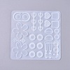 DIY Dangle Earring Accessories Silicone Molds DIY-K017-06-2