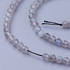 Natural Labradorite Beads Strands X-G-F619-15-3mm-3
