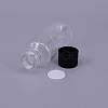 30ML Plastic Jar with Black Screw Top Cap AJEW-TAC0020-10B-2