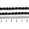 Natural Black Onyx(Dyed & Heated) Beads Strands G-NH0011-I05-01-5