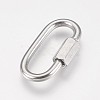 304 Stainless Steel Keychain Clasp Findings STAS-K183-02-A-2