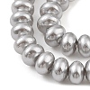 Electroplated Shell Pearl Beads Strands BSHE-C006-04B-3
