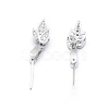 925 Sterling Silver Pendant Ice Pick Pinch Bails X-STER-I017-074P-2