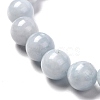 Natural Aquamarine Beads Stretch Bracelet Set for Men Women Girl Gift BJEW-JB06709-12