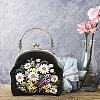 DIY Ethnic Style Flower Pattern Embroidery Crossbody Bags Kits DIY-WH0292-87C-5