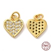 925 Sterling Silver Micro Pave Cubic Zirconia Charms STER-I010-41G-1