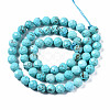 Synthetic Turquoise Beads Strands G-T108-64-2