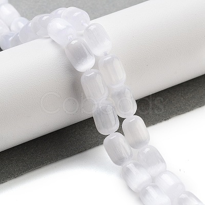 Natural Selenite Beads Strands G-F750-B-01-1