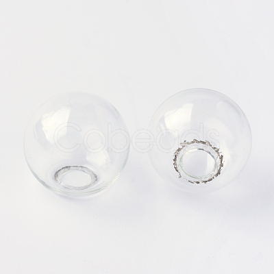 Round Mechanized One Hole Blown Glass Globe Ball Bottles X-BLOW-R001-16mm-1