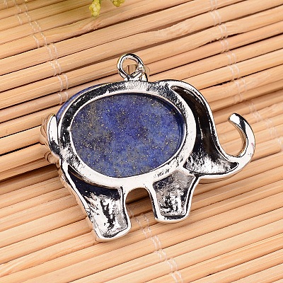 Natural Lapis Lazuli Pendants G-F265-02C-1