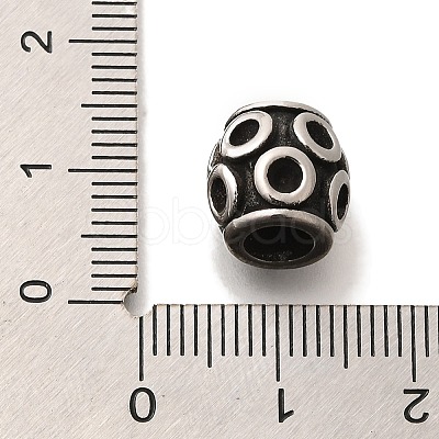 304 Stainless Steel European Beads STAS-G350-17AS-1