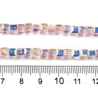 Transparent Glass Beads Strands EGLA-P061-05A-AB01-1