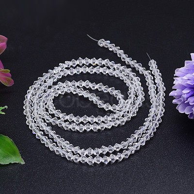 Faceted Imitation Austrian Crystal Bead Strands G-M180-5mm-01A-1