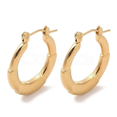 201 Stainless Steel Half Hoop Earrings for Women EJEW-G385-13G-1