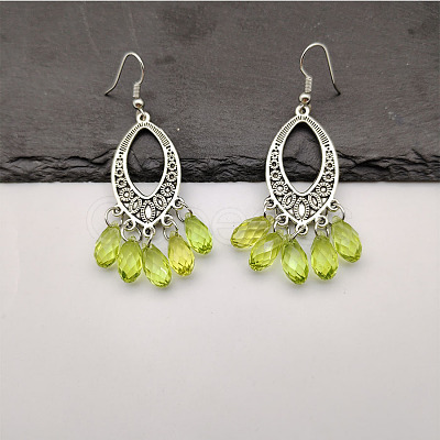 Alloy Dangle Earrings XA1466-1