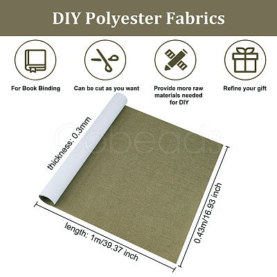 Olycraft 1Pc DIY Polyester Fabrics DIY-OC0011-35G-1