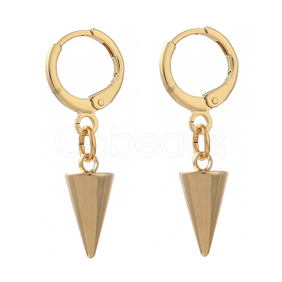 Brass Huggie Hoop Earring EJEW-JE04248-02-1