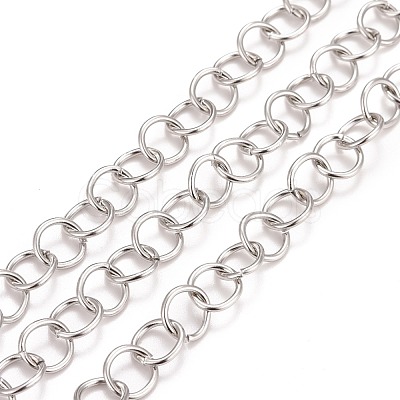 Tarnish Resistant 304 Stainless Steel Rolo Chains CHS-F011-08F-P-1