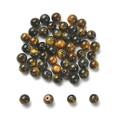 Natural Tiger Eye Beads Strands G-YW0001-56A-1