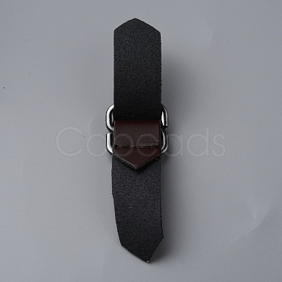 PU Leather Buckles FIND-WH0129-60B-1