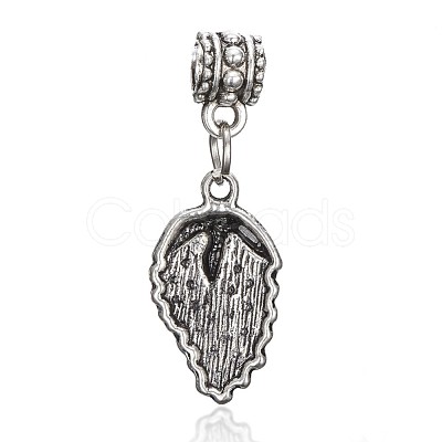 Alloy Enamel European Dangle Charms TIBE-A006-013A-AS-1