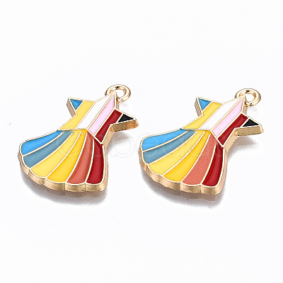 Alloy Enamel Pendants ENAM-S127-010-RS-1