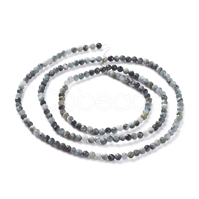 Natural Eagle Eye Stone Beads Strands G-A026-A02-2mm-1